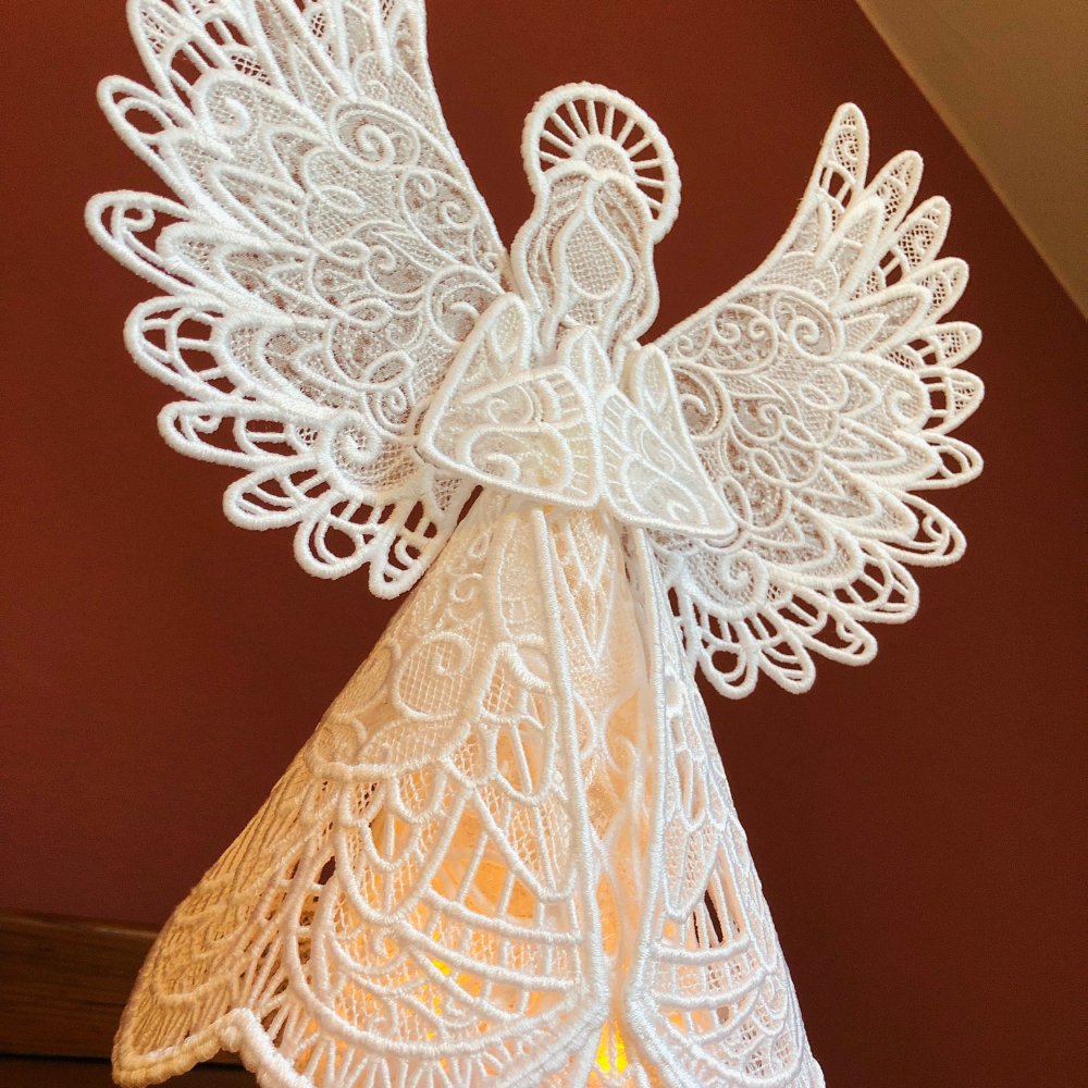 3D Lace Guardian Angel
