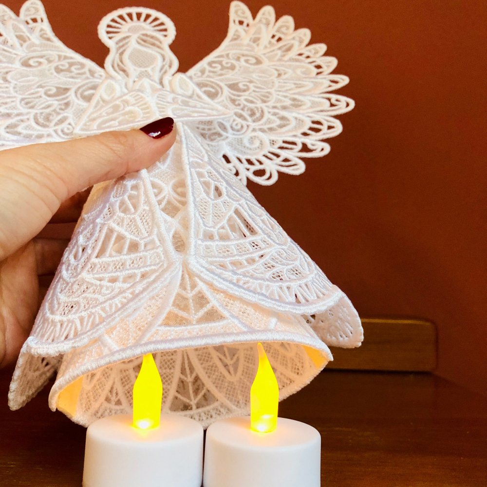 3D Lace Guardian Angel