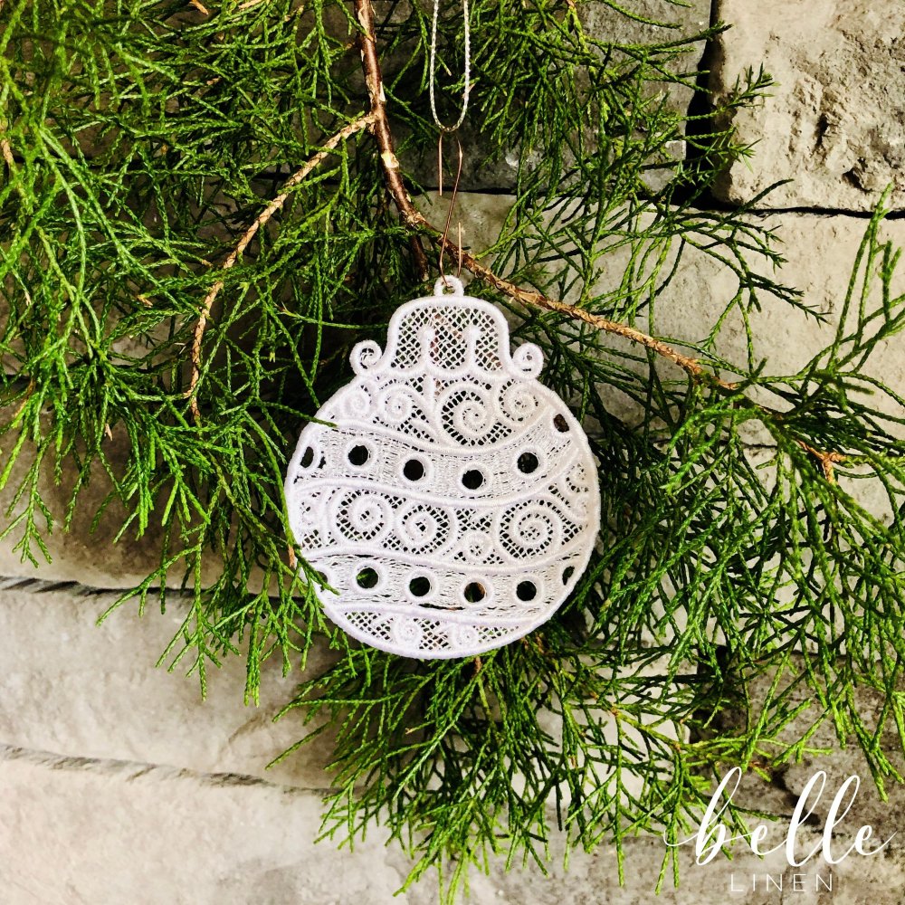 Christmas Lace Ornament - Ornament #17