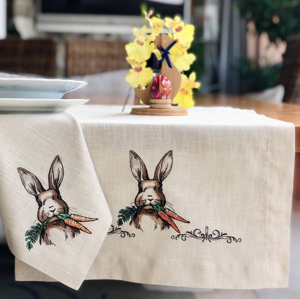 Easter Bunny Table Runner