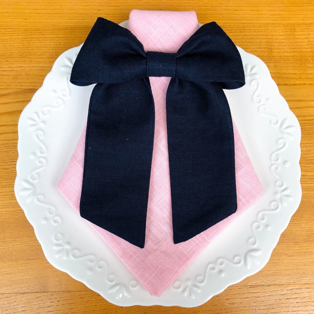 Valentine Monogram Linen Ribbon