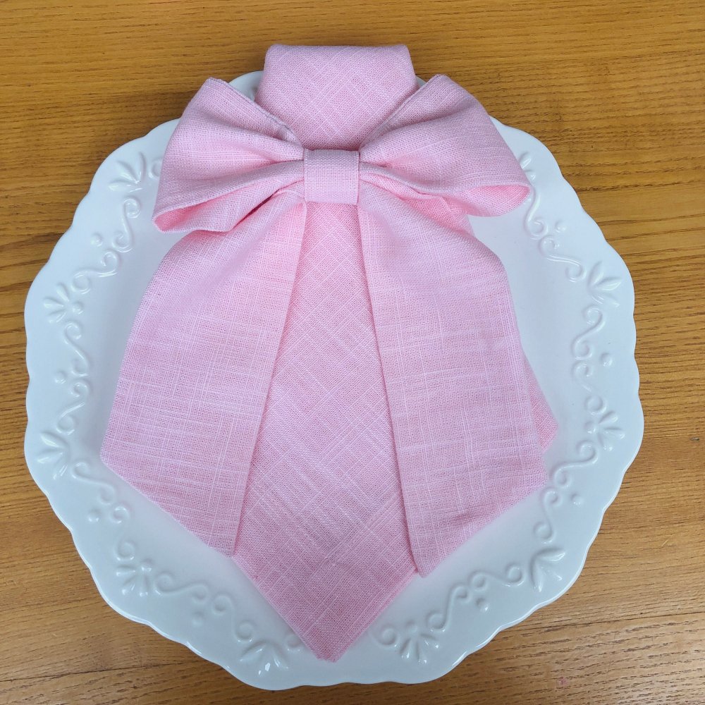 Valentine Monogram Linen Ribbon
