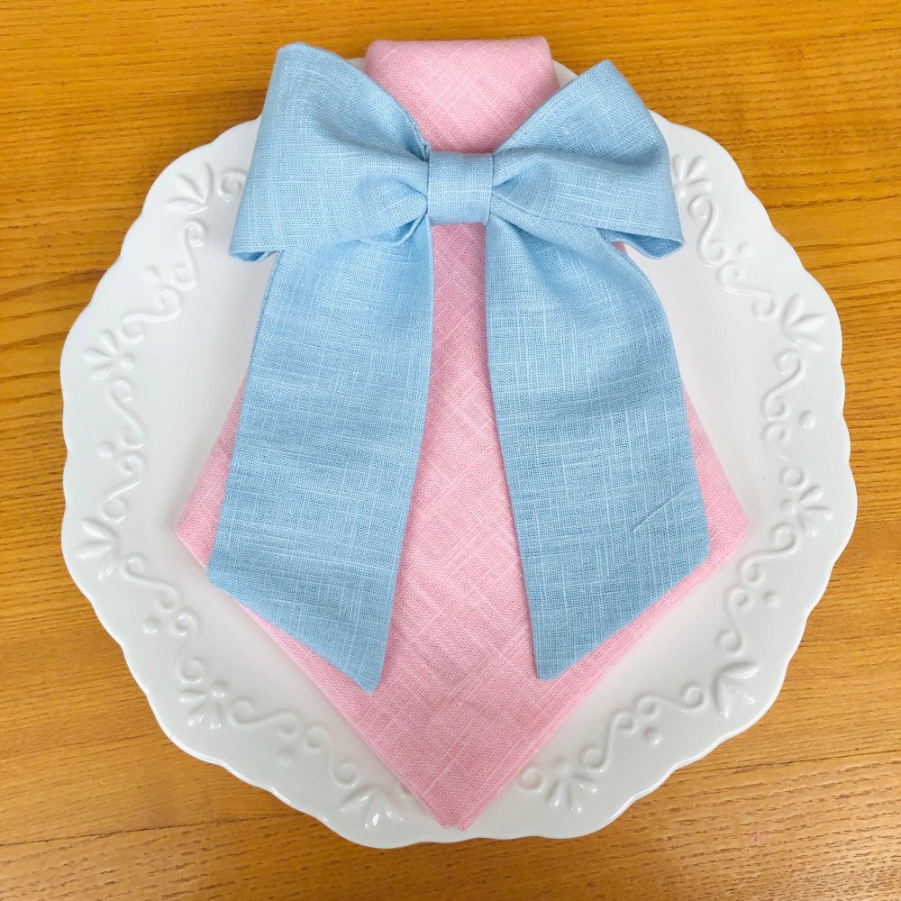 Valentine Monogram Linen Ribbon