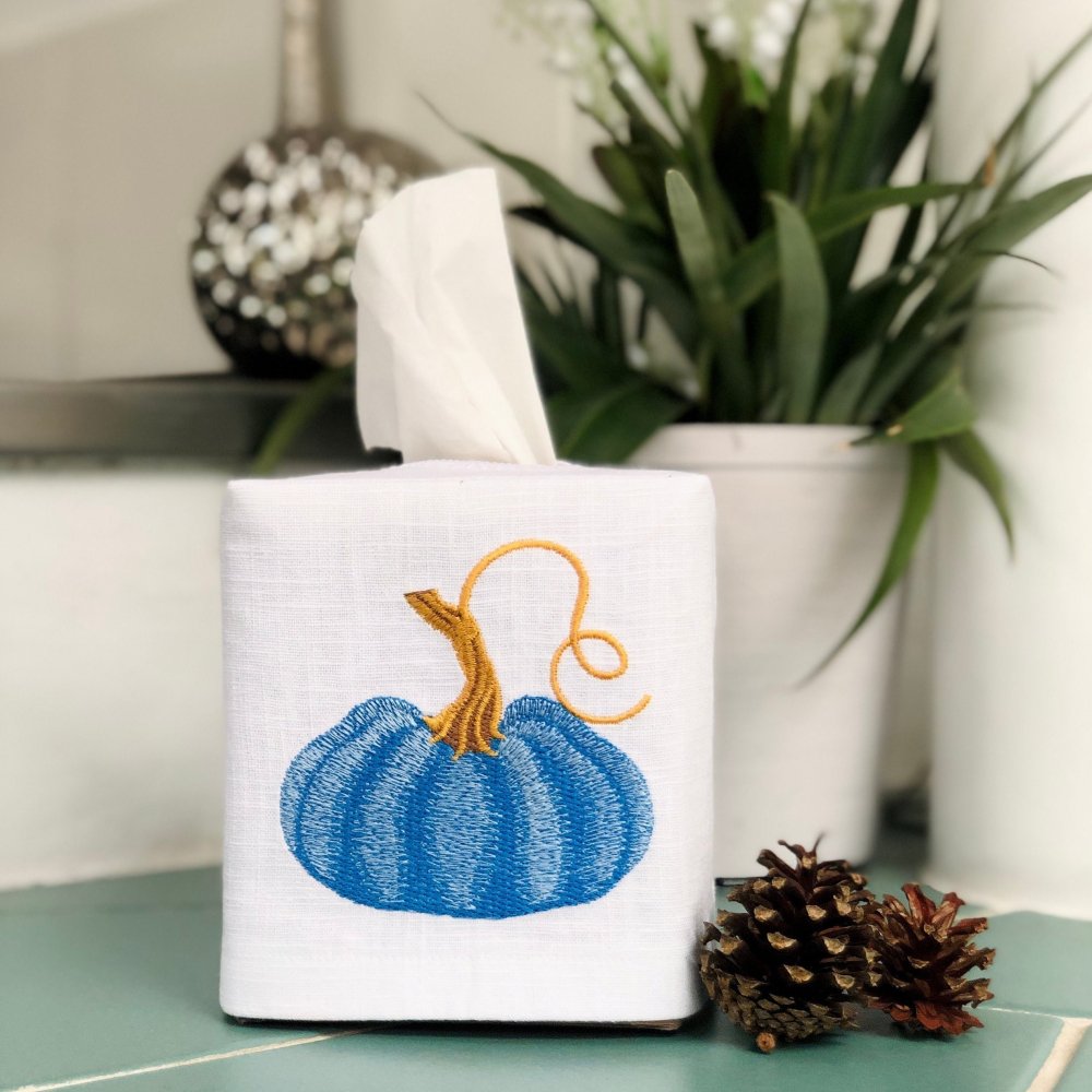 Vintage Pumpkin Tissue Box Cover