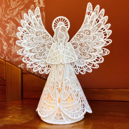3D Lace Guardian Angel