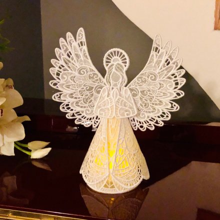 3D Lace Guardian Angel