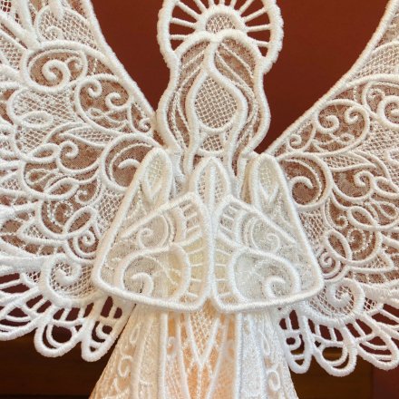 3D Lace Guardian Angel