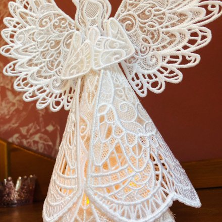3D Lace Guardian Angel