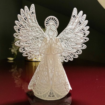 3D Lace Guardian Angel
