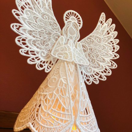 3D Lace Guardian Angel