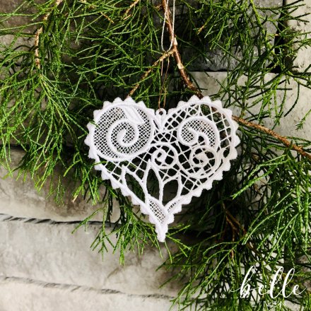Christmas Lace Ornament - Hearth #10