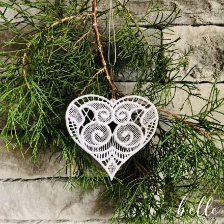 Christmas Lace Ornament - Hearth #6