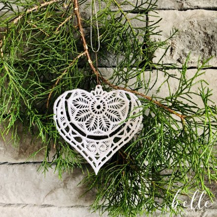 Christmas Lace Ornament - Hearth #7