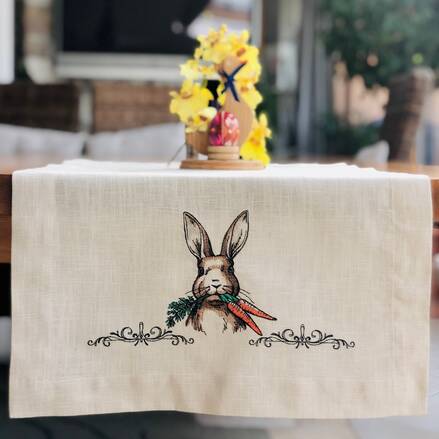 Easter Bunny Table Runner