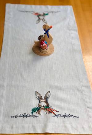 Easter Bunny Table Runner