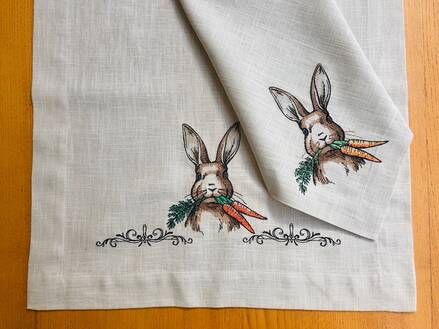 Easter Bunny Table Runner