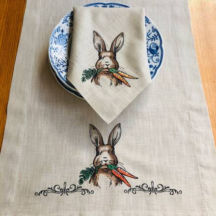 Easter Bunny Table Runner