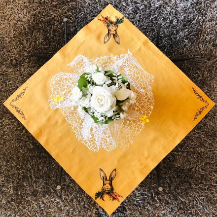 Easter Rabbit Square Table Cloth