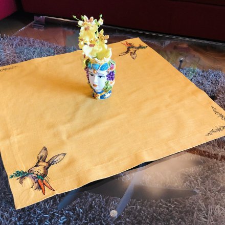 Easter Rabbit Square Table Cloth