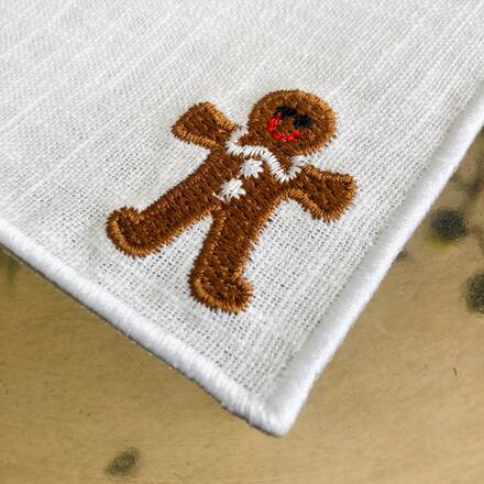 Gingerbread Cocktail Napkins Set of 4