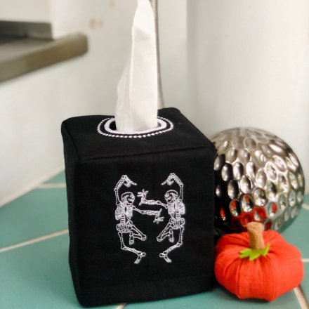 Halloween Skeleton Tissue Box Cover
