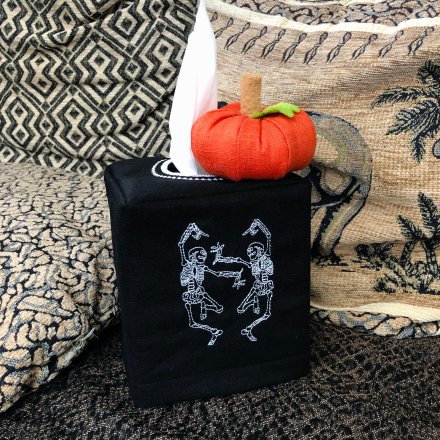 Halloween Skeleton Tissue Box Cover