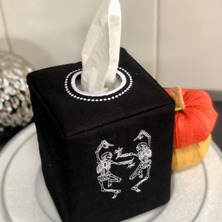 Halloween Skeleton Tissue Box Cover