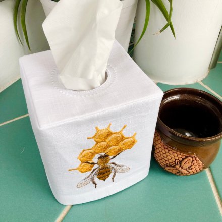 Honey Bee Tissue Box Cover