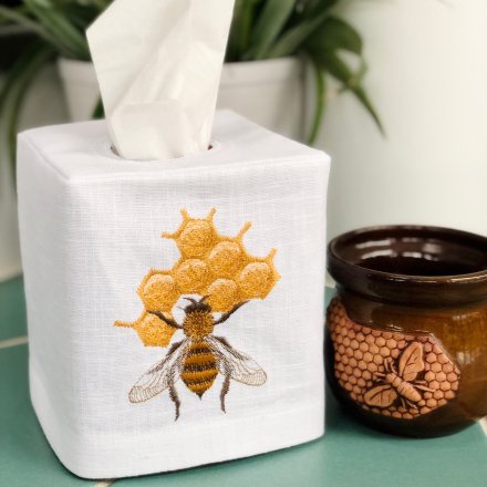 Honey Bee Tissue Box Cover