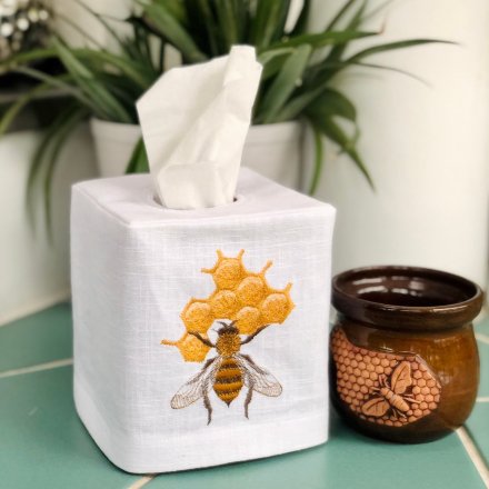 Honey Bee Tissue Box Cover