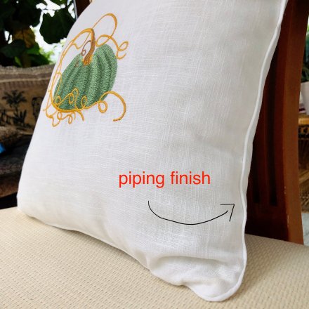 Lemon Tree Embroidered Pillow Case