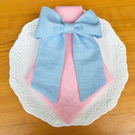 Valentine Monogram Linen Ribbon