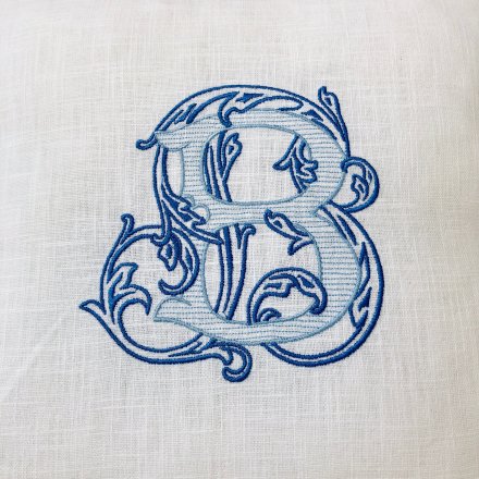 Vintage Vine Monogram Pillow Case